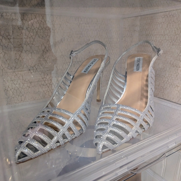 NEW Steve Madden Women's Size 10 Carleight Pump in Silver - Picture 6 of 7